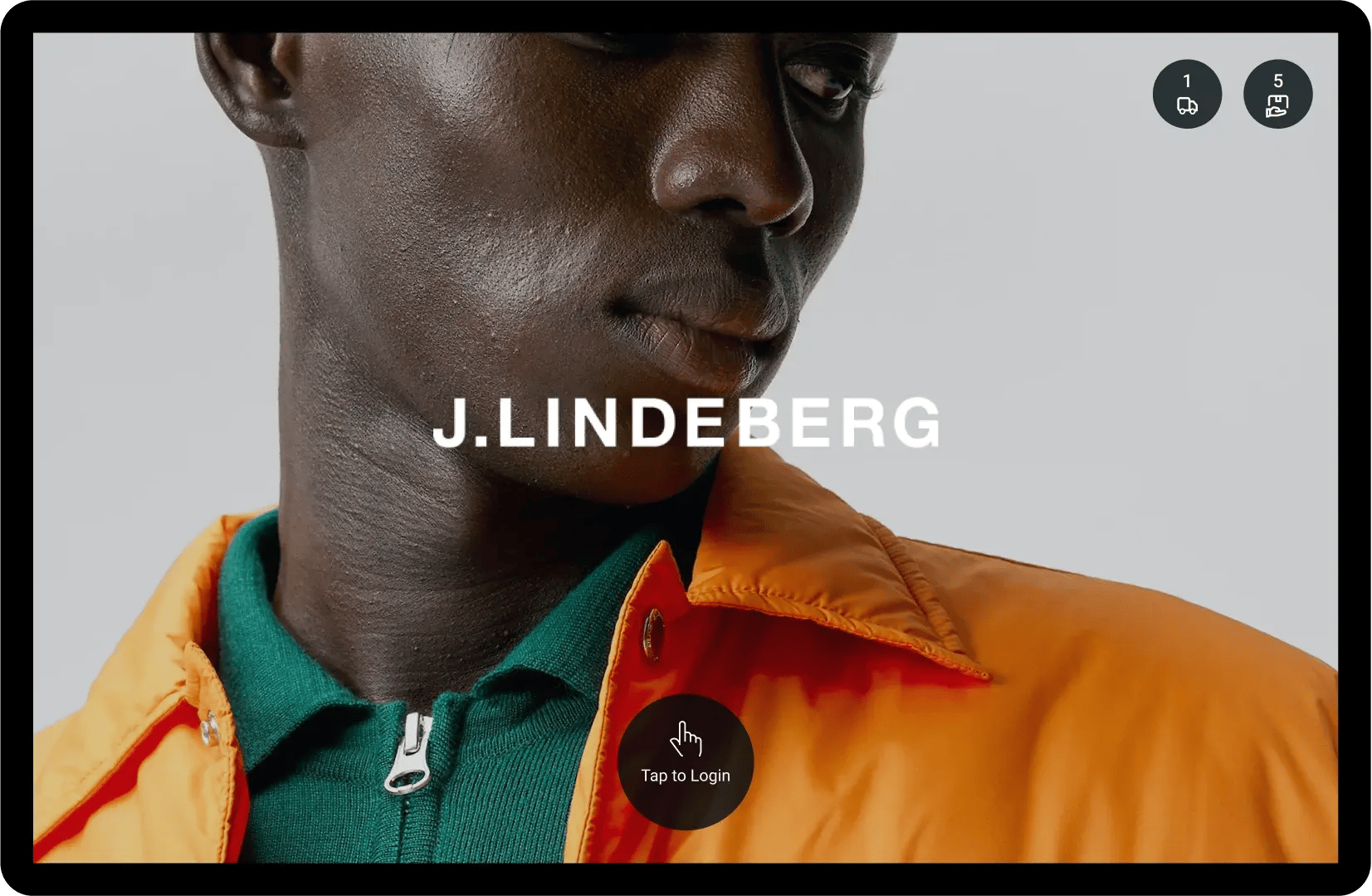 Jlindeberg background on tablet